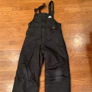 Zeroxposur Boys snowbib overalls black